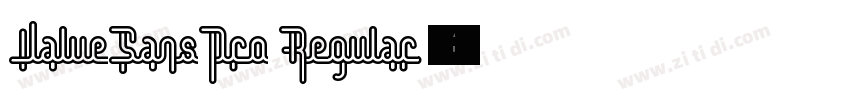 ValueSansPro Regular字体转换